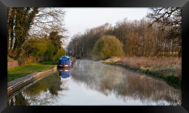 canal Framed Print by Alan Tunnicliffe