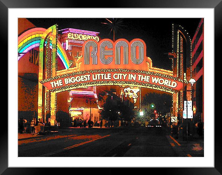 THE BIGGEST LITTLE CITY Framed Mounted Print by Robert Happersberg