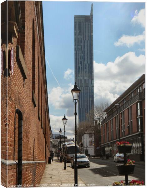 Beetham Tower Manchester Canvas Print by Kevin Maughan