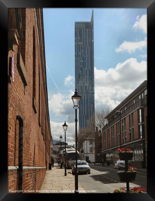 Beetham Tower Manchester Framed Print by Kevin Maughan