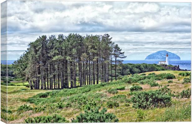 Abstract view of Turnberry South Ayrshire Canvas Print by Allan Durward Photography