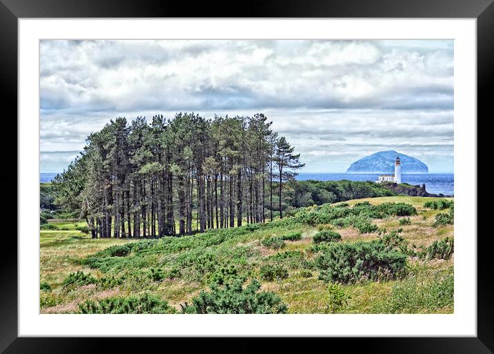 Abstract view of Turnberry South Ayrshire Framed Mounted Print by Allan Durward Photography