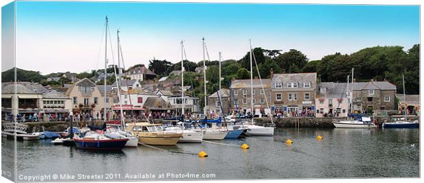 Padstow Harbour Canvas Print by Mike Streeter