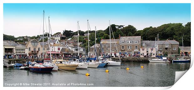 Padstow Harbour Print by Mike Streeter