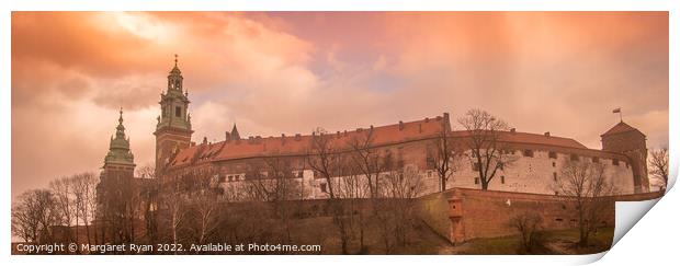 Wawel Royal Castle Print by Margaret Ryan