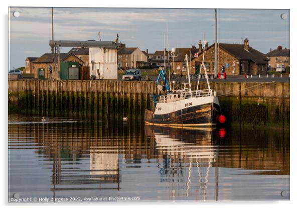 "Dawn's Tribute: Northumberland's Nautical Narrati Acrylic by Holly Burgess