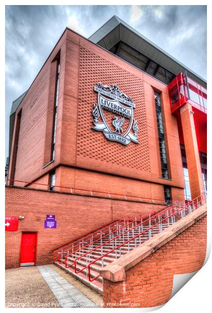 Liverpool FC Stadium  Print by David Pyatt