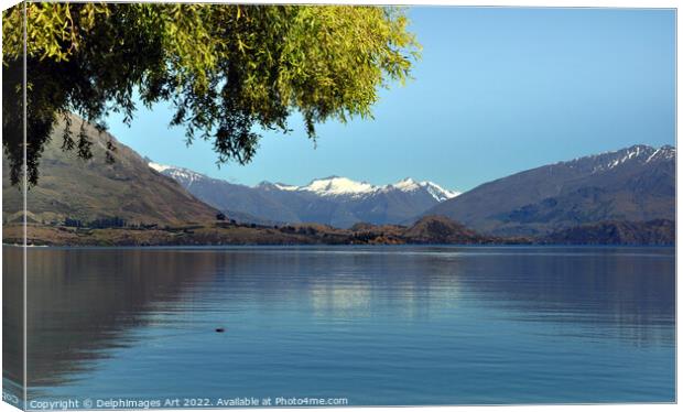 New Zealand, Lake Wanaka landscape Canvas Print by Delphimages Art