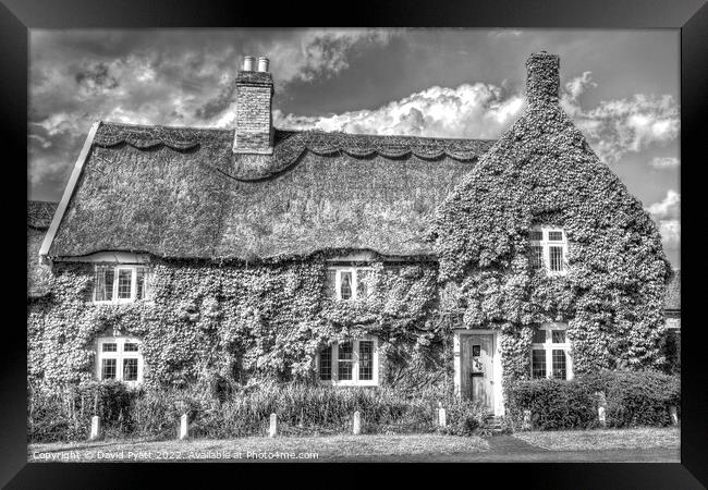 Thatched Cottage  Framed Print by David Pyatt