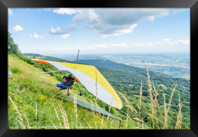 Let's Fly Outdoor Sports  Framed Print by Fabrizio Malisan