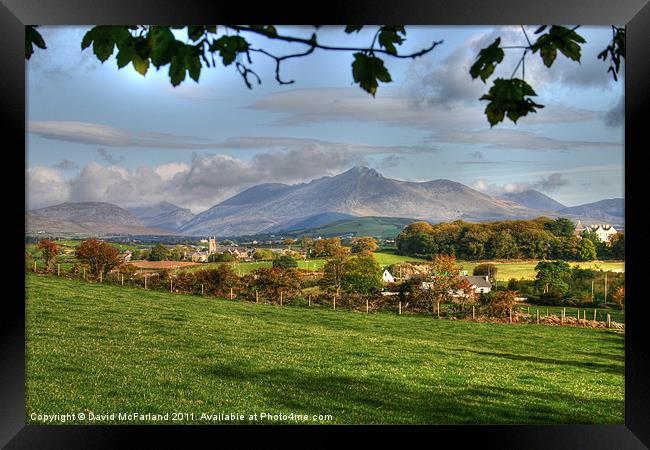 Church in the Mournes Framed Print by David McFarland