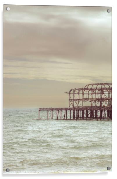 Brighton, West Pier Acrylic by KB Photo