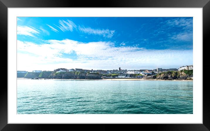 Newquay Framed Mounted Print by Steve Taylor