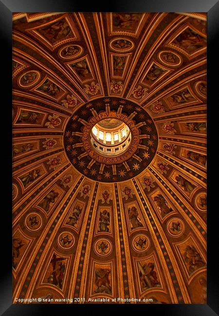 Saint Peters dome Framed Print by Sean Wareing