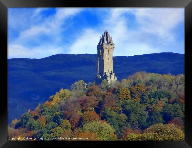 wallace monument stirling Framed Print by dale rys (LP)