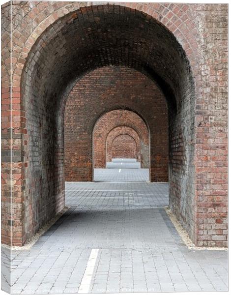 Building arch Canvas Print by Philip Nightingale