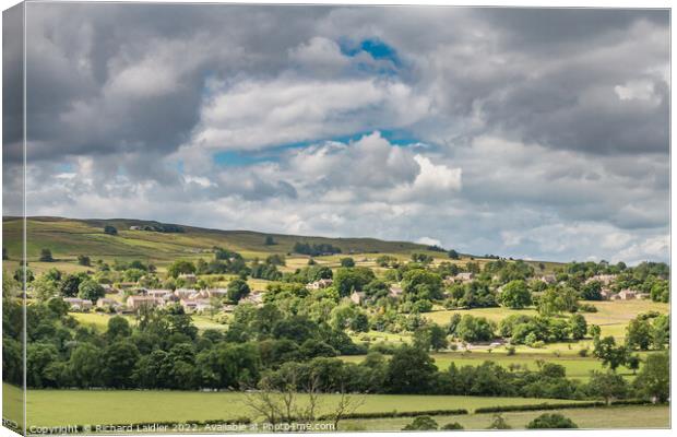 Mickleton from Egglesburn, Teesdale Canvas Print by Richard Laidler