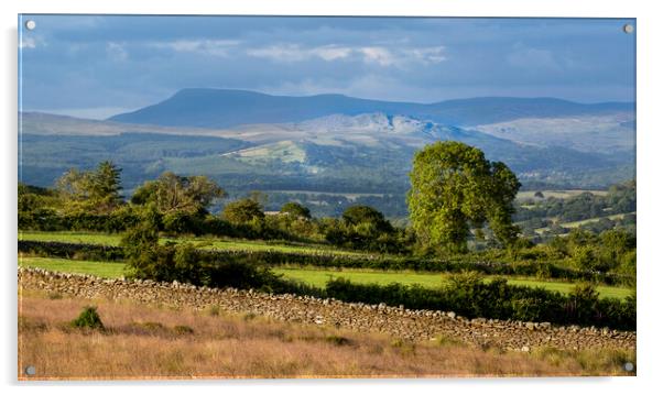 Brecon Beacons and the Sleeping Giant Acrylic by Leighton Collins