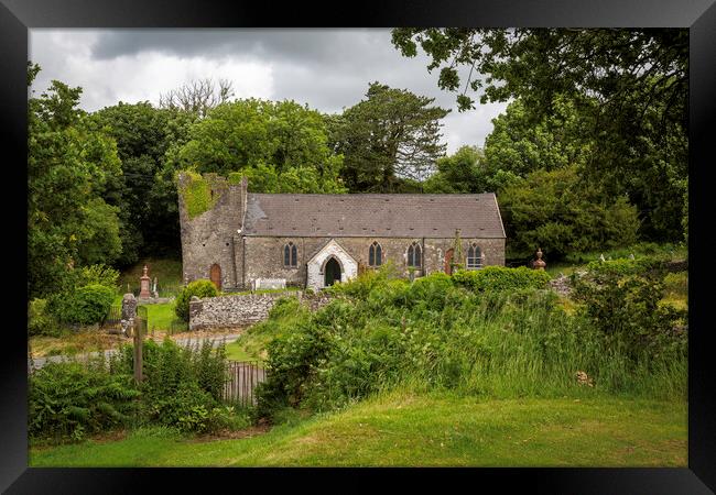 Llangiwg Church in Pontardawe Framed Print by Leighton Collins