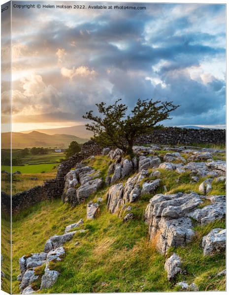 Yorkshire Dales Canvas Print by Helen Hotson