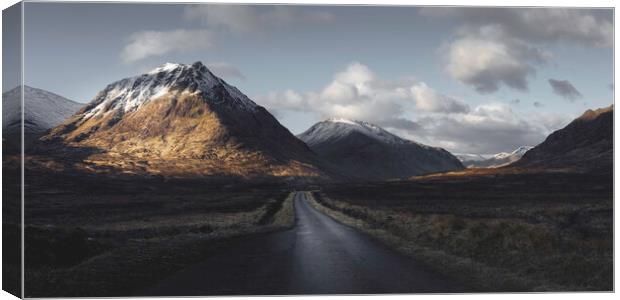 Glen Etive Scotland Canvas Print by Anthony McGeever