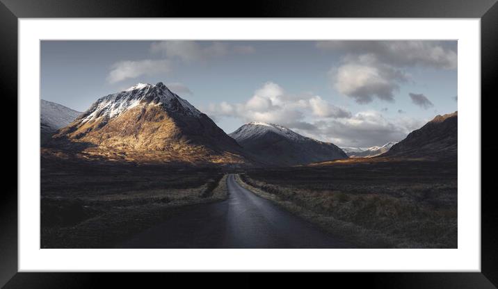 Glen Etive Scotland Framed Mounted Print by Anthony McGeever