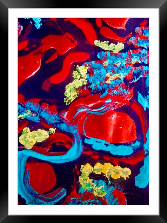 Abstract 266 Framed Mounted Print by Stephanie Moore