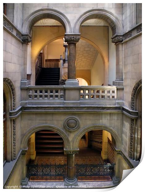 Leeds Central Library Print by Philip Openshaw