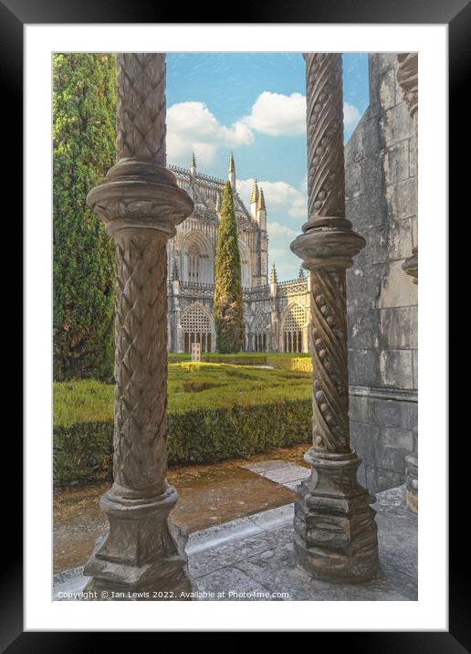 View From the Cloisters Framed Mounted Print by Ian Lewis