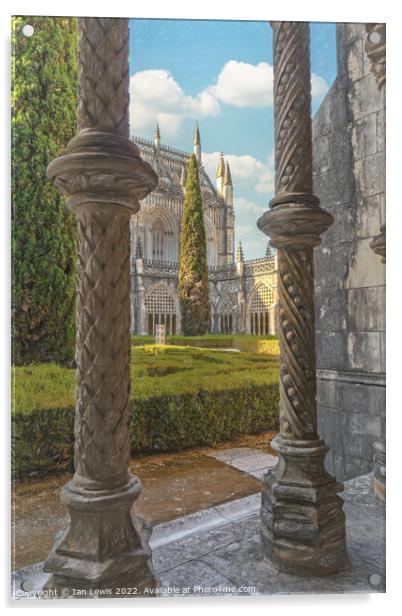 View From the Cloisters Acrylic by Ian Lewis