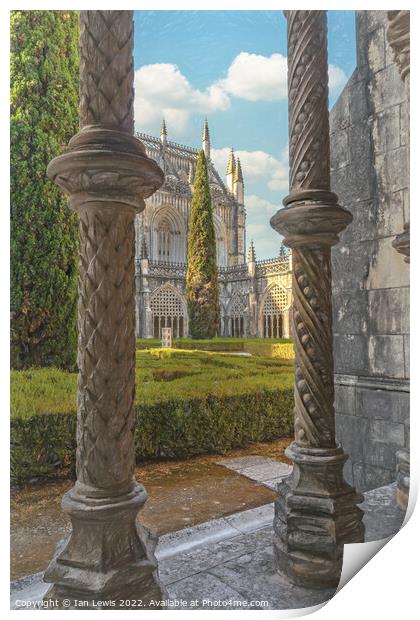 View From the Cloisters Print by Ian Lewis