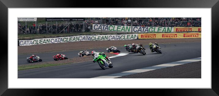2022 Bennets Superbike Championships Knockhill Framed Mounted Print by Anthony McGeever