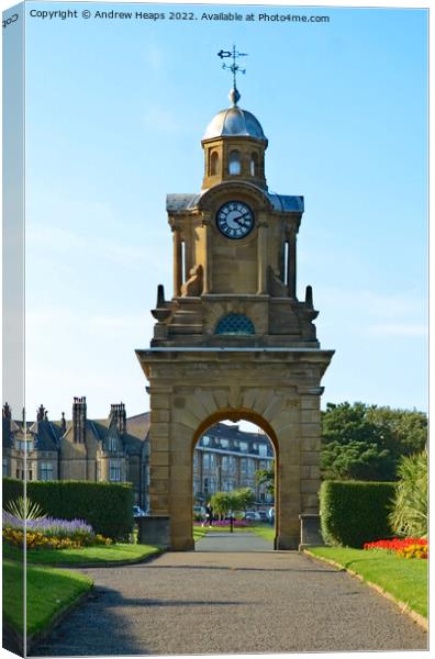 Captivating Views of Holbeck Clock Tower Canvas Print by Andrew Heaps