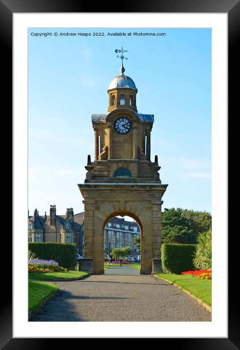 Captivating Views of Holbeck Clock Tower Framed Mounted Print by Andrew Heaps