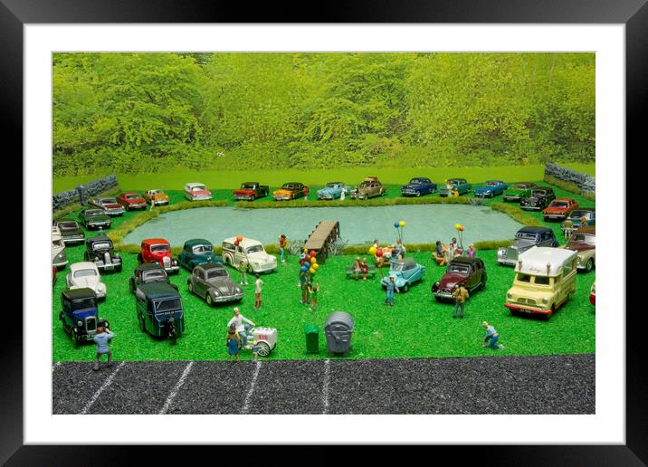 Time Travel Through Cars Framed Mounted Print by Steve Purnell