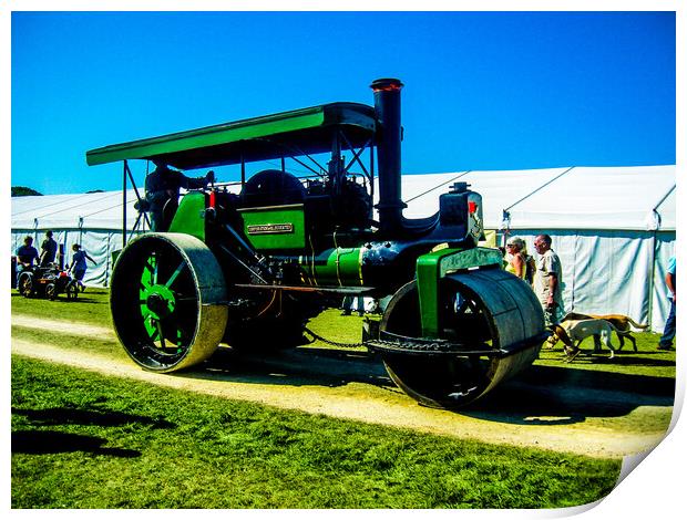 Traction Engine Print by Simon Hill