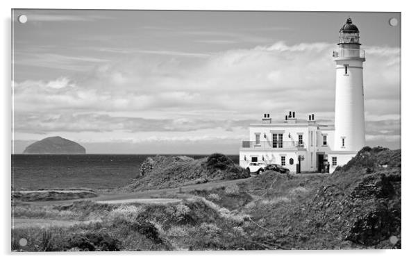 Turnberry lighthouse South Ayrshire, Scotland (bla Acrylic by Allan Durward Photography