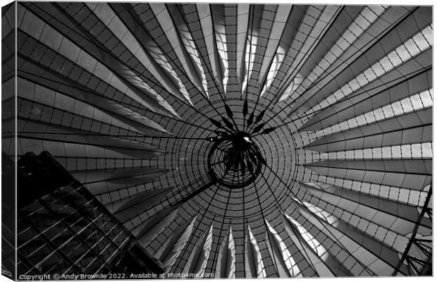 Sony Center Rooftop Berlin Canvas Print by Andy Brownlie