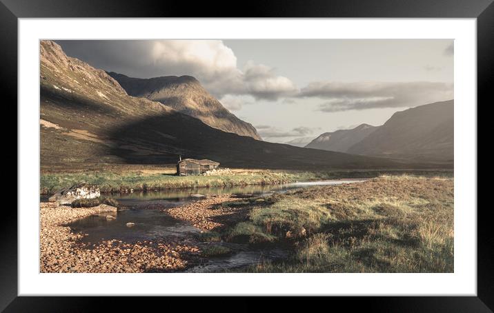 Glencoe and the River Coupall  Framed Mounted Print by Anthony McGeever