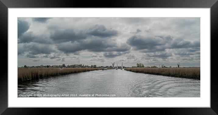 In My Wake Framed Mounted Print by GJS Photography Artist