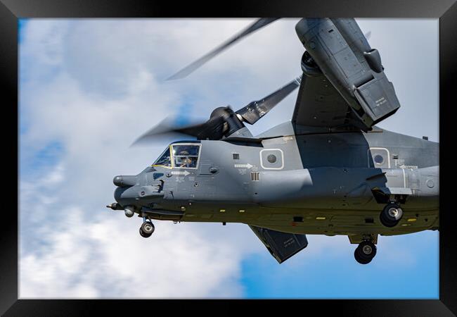 CV-22 Osprey Framed Print by J Biggadike