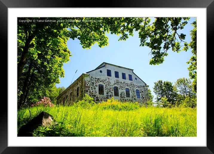 Medieval Sjundby Castle, Siuntio Finland Framed Mounted Print by Taina Sohlman