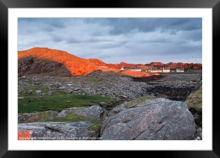 Kintra Isle of Mull Framed Mounted Print by Heidi Stewart