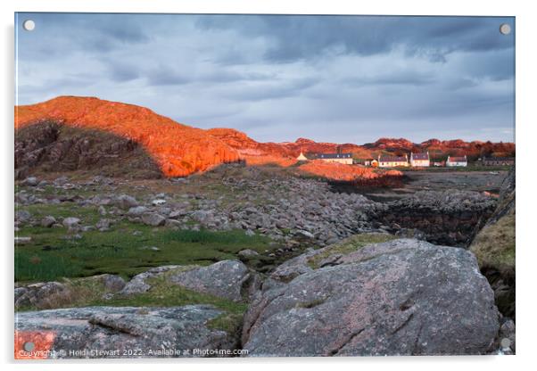 Kintra Isle of Mull Acrylic by Heidi Stewart