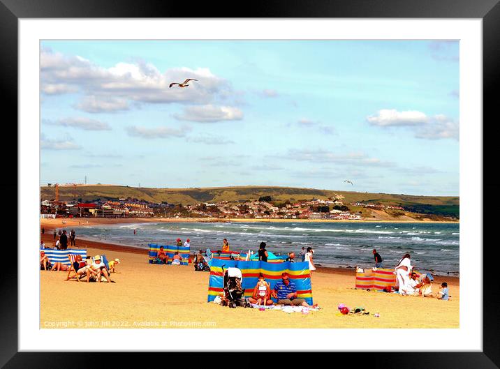 Swanage, Dorset. Framed Mounted Print by john hill