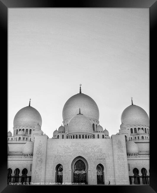 Sheikhzayed mosque Framed Print by Tj Thuvas