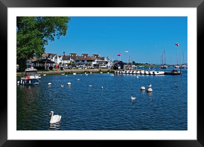 Christchurch Harbour  Framed Mounted Print by Joyce Storey