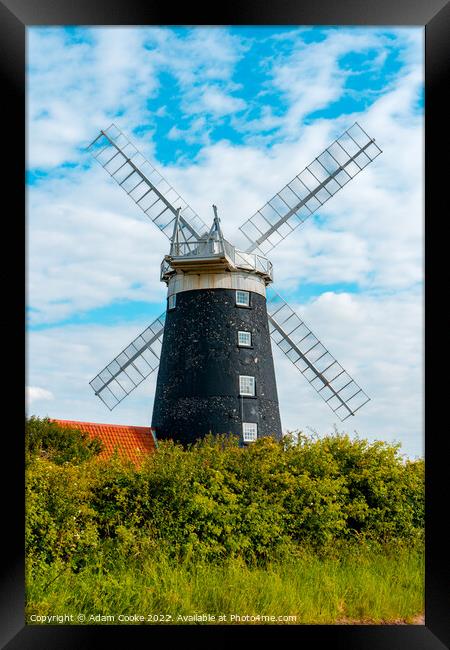 Burnham Overy Windmill | Norfolk Framed Print by Adam Cooke