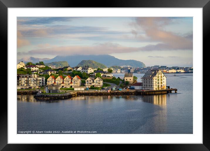 Early Morning | Alesund | Norway  Framed Mounted Print by Adam Cooke