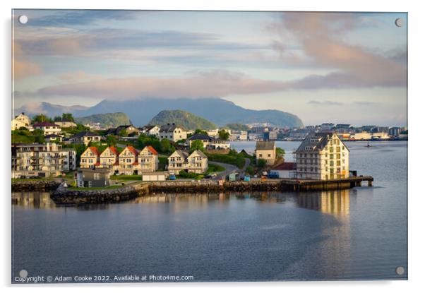 Early Morning | Alesund | Norway  Acrylic by Adam Cooke